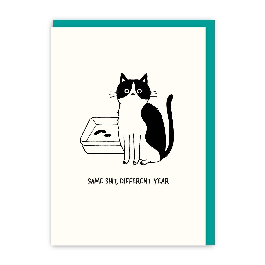 La misma mierda, tarjeta de un año diferente