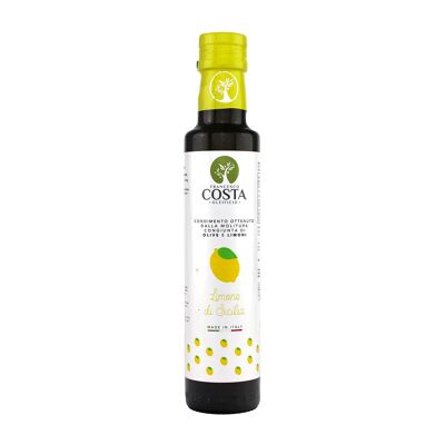 DRESSING OBTAINED BY THE JOINT MILLING OF LEMONS AND OLIVES 250 ML
