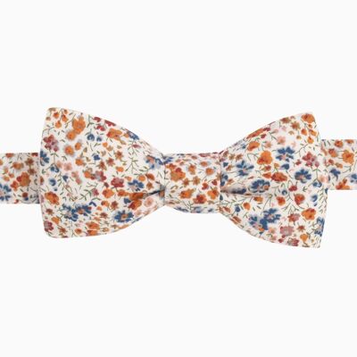 Liberty Phoebe terracotta bow tie