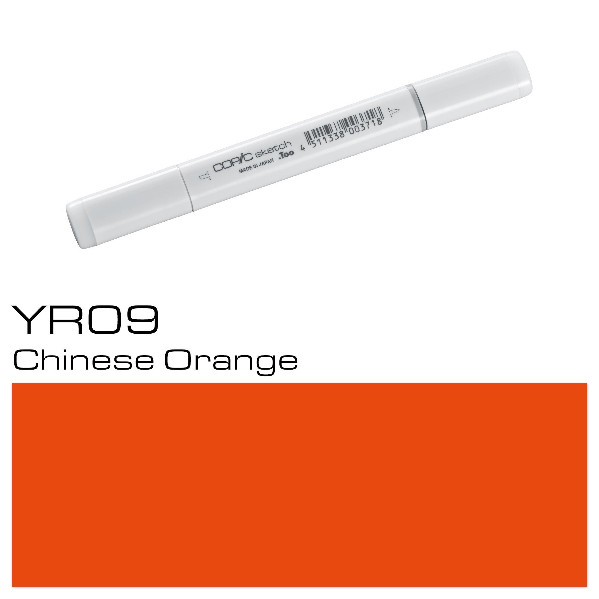COPIC Sketch Farbmarker - (YR-09) Chinese Orange, Für Kunst & Handwerk, Ausmalen, Grafiken, Textmarker, Design, Anime, Profis & Anfänger, Künstlerbedarf & Malbücher
