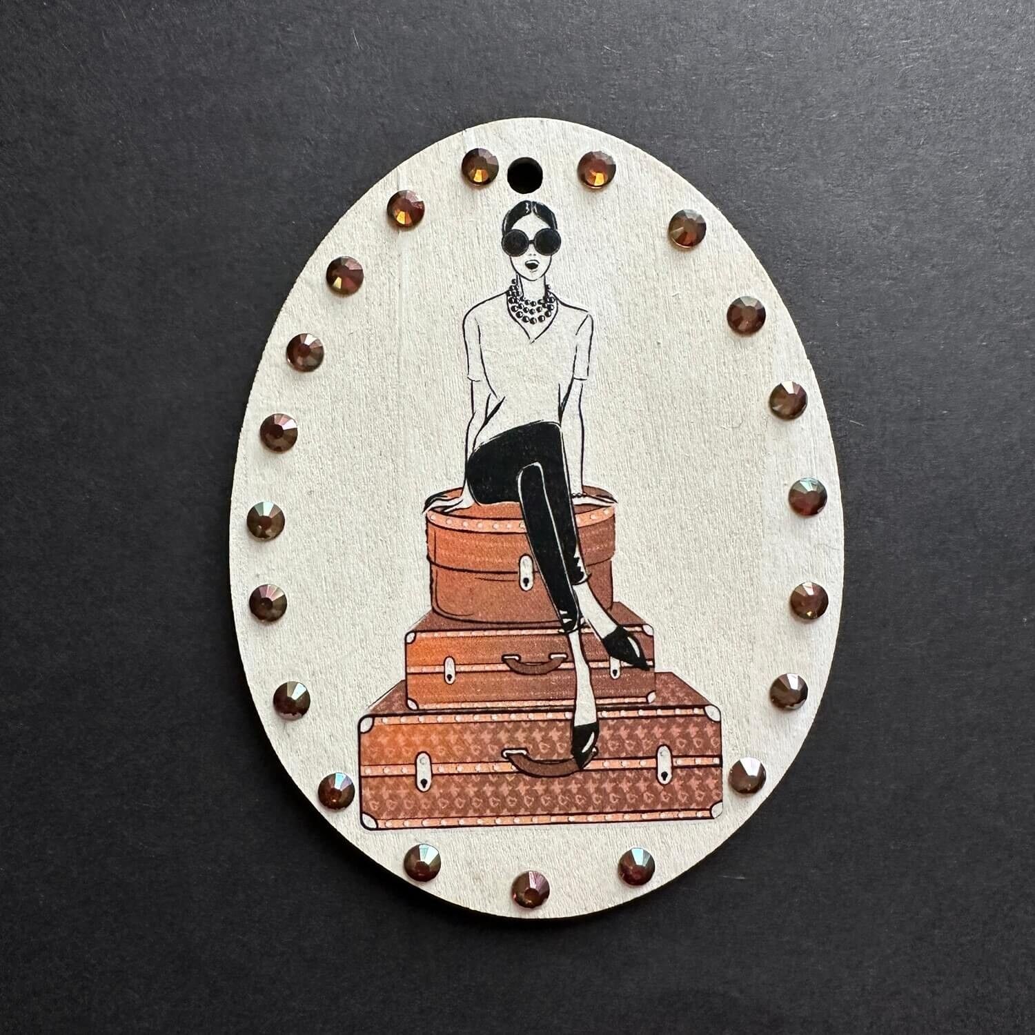 Rimorchio in legno “Louisa in Tour”