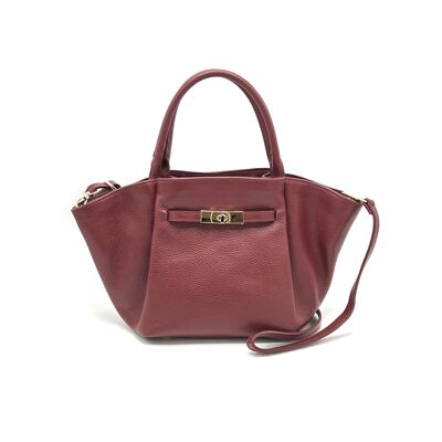 Sac à main en cuir véritable, Made in Italy, art.112552