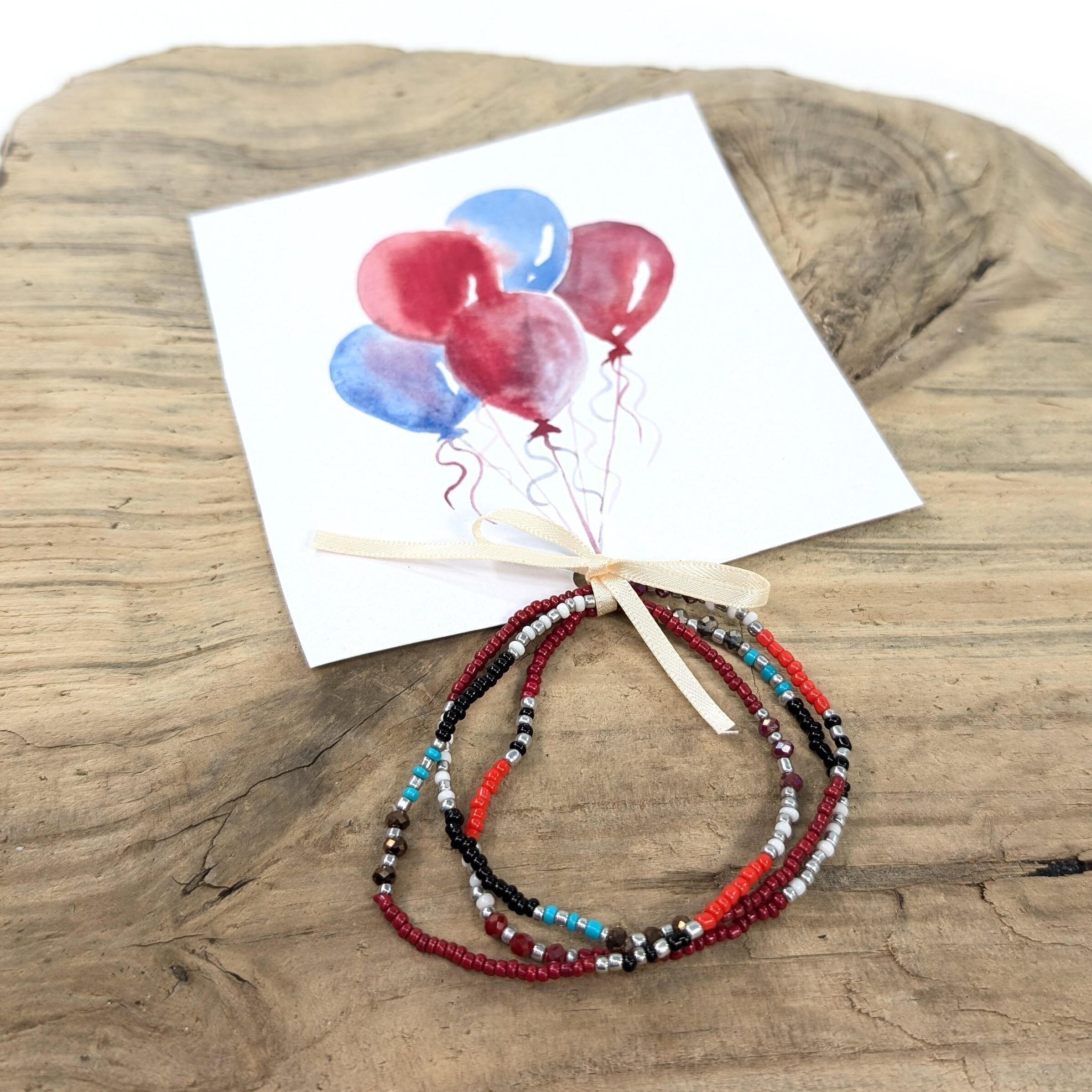 Carta Bracciale Palloncino Rosso