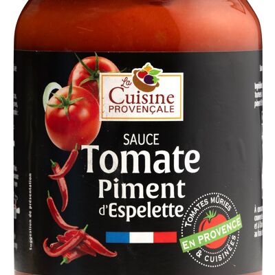 ESPELETTE PEPPER TOMATO SAUCE JAR 340 G