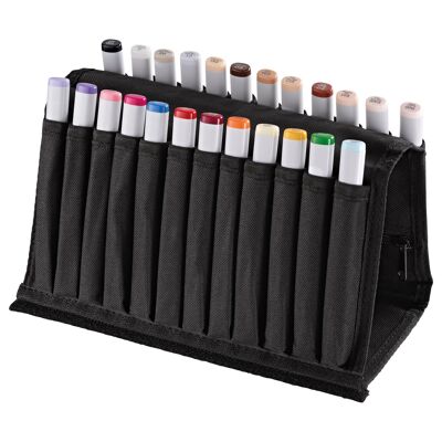 COPIC Sketch Coloured Marker Pen - Wallet of 24 Starter, For Art & Crafts, Colouring, Graphics, Highlighter, Design, Anime, Professional & Beginners, Art Supplies & Colouring Books