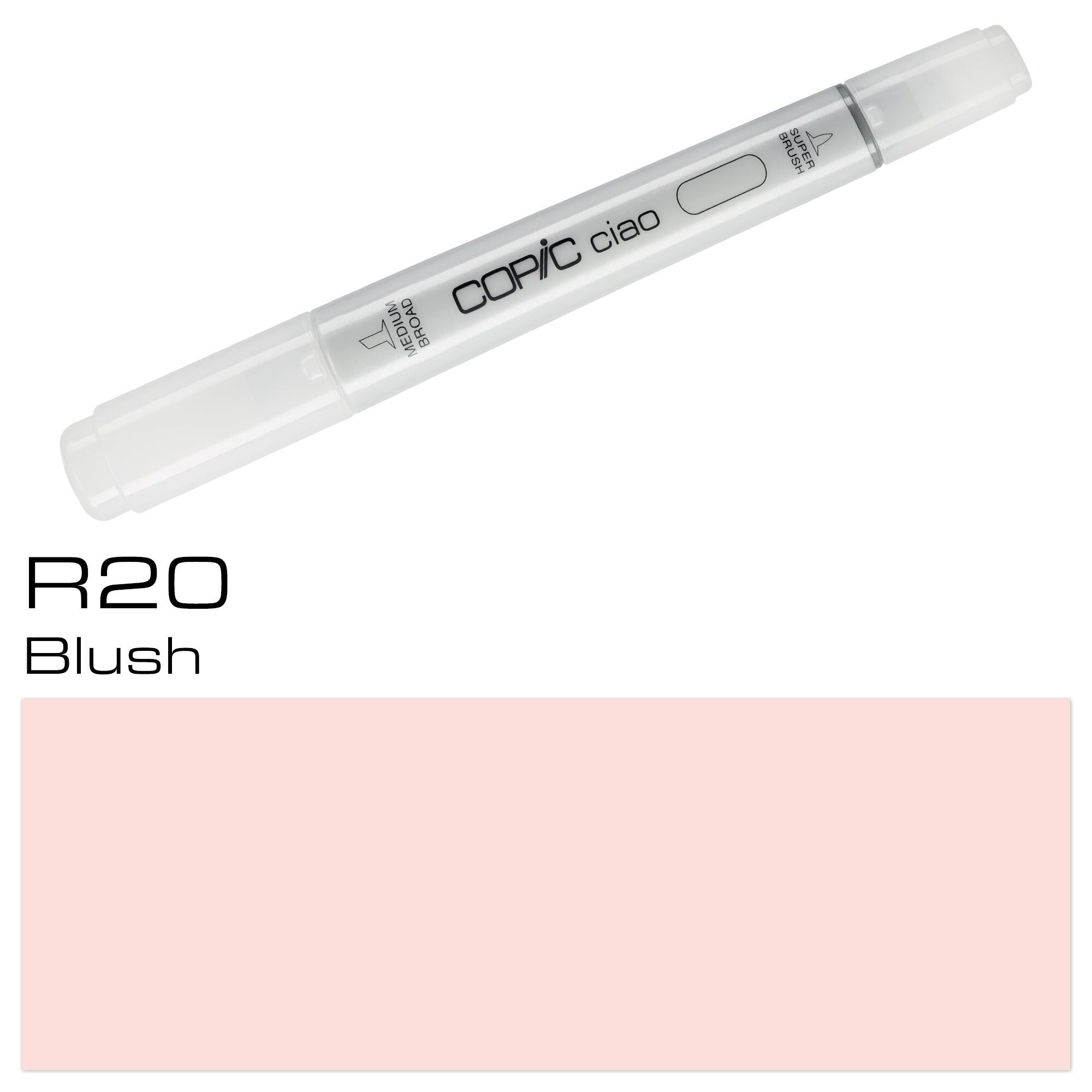 COPIC Ciao Farbmarker - (R-20) Blush, für Kunst & Handwerk, Ausmalen, Grafiken, Textmarker, Design, Anime, Profis & Anfänger, Künstlerbedarf & Malbücher