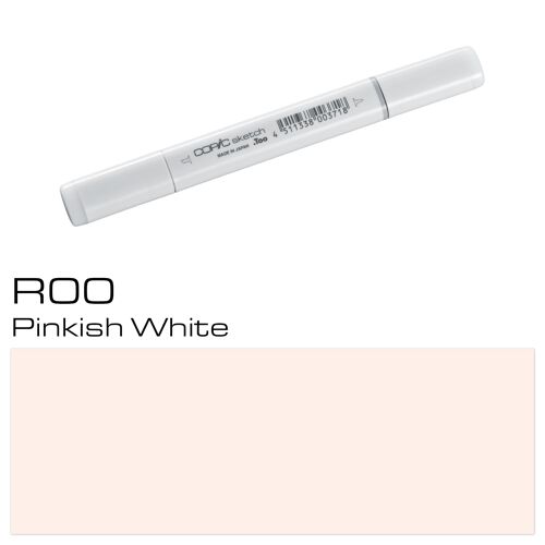 COPIC Sketch Coloured Marker Pen - (R-00) Pinkish White, For Art & Crafts, Colouring, Graphics, Highlighter, Design, Anime, Professional & Beginners, Art Supplies & Colouring Books
