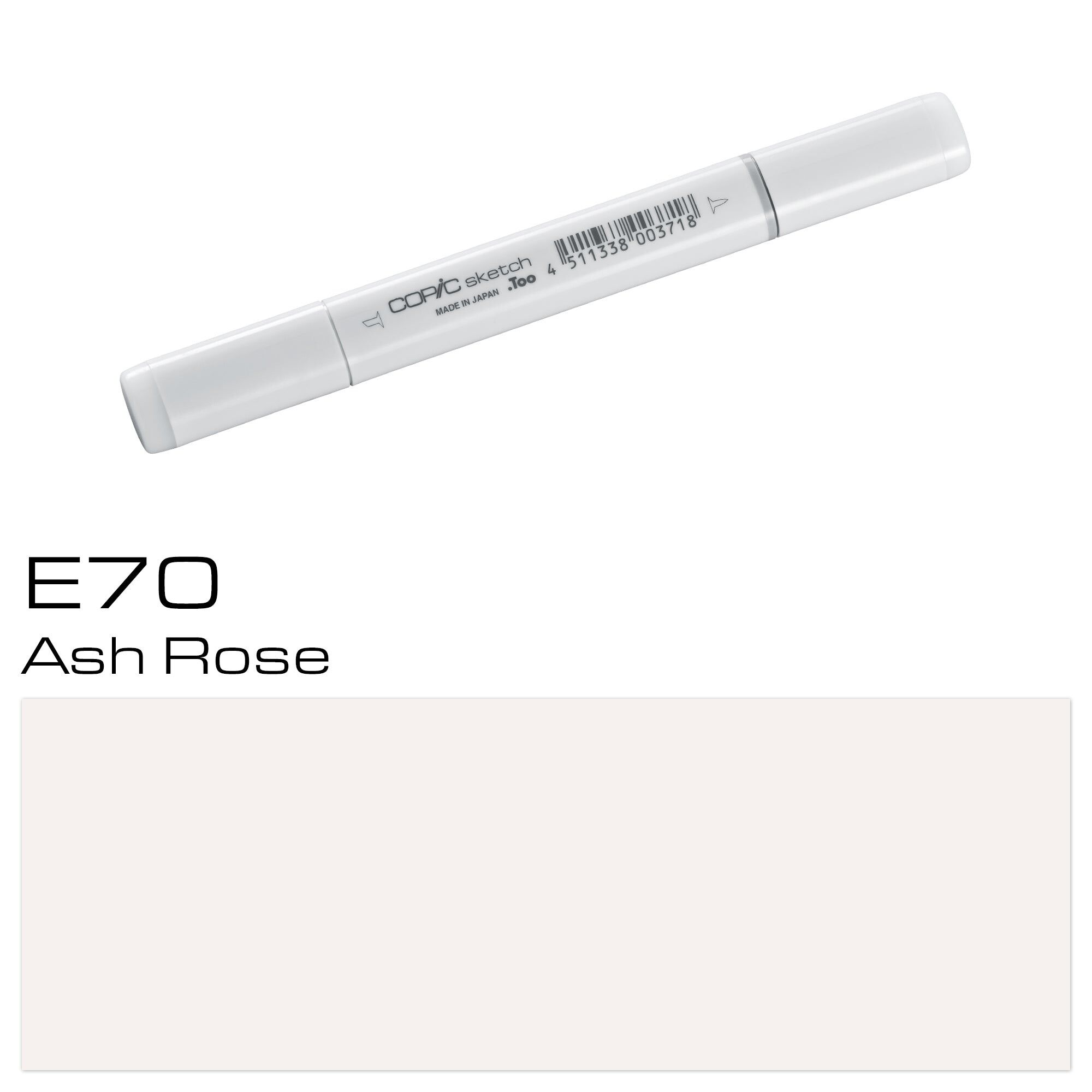 COPIC Sketch Coloured Marker Pen - (E-70) Ash Rose, For Art & Crafts, Colouring, Graphics, Highlighter, Design, Anime, Professional & Beginners, Art Supplies & Colouring Books