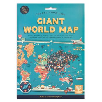Créez votre propre carte du monde géant 2