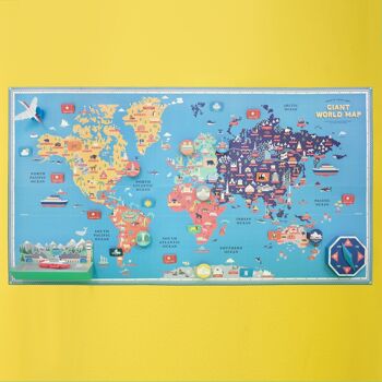 Créez votre propre carte du monde géant 3
