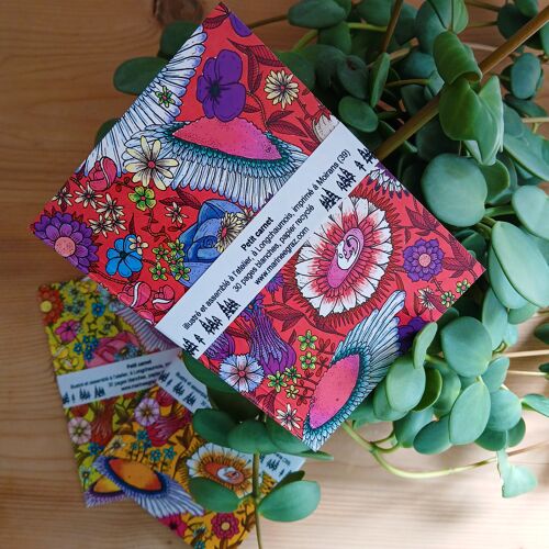 Carnet A5 "La Sieste" (rouge) X 3