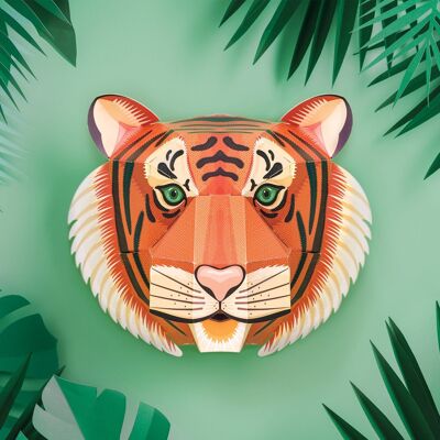 Créez votre propre tête de tigre majestueuse