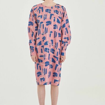 Abito realizzato in TENCEL™ Lyocell con stampa all-over