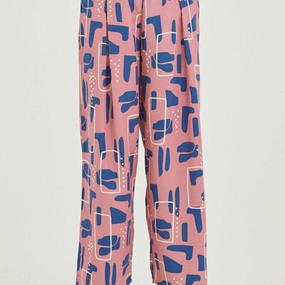 Pantaloni realizzati in TENCEL™ Lyocell con stampa all-over