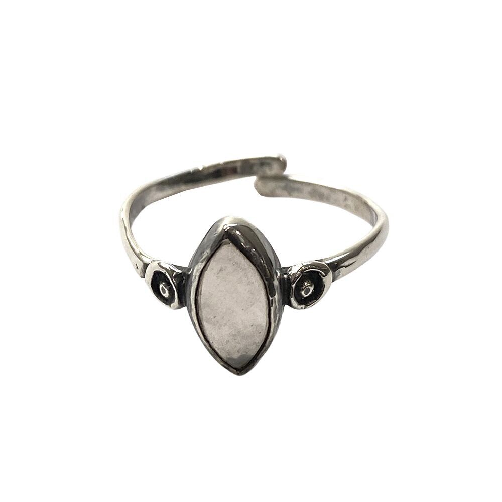 Boho Solitär Tropfenring 03