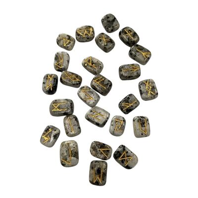 Set di rune con custodia, 1-2 cm