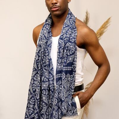 Cheche di cotone blu navy