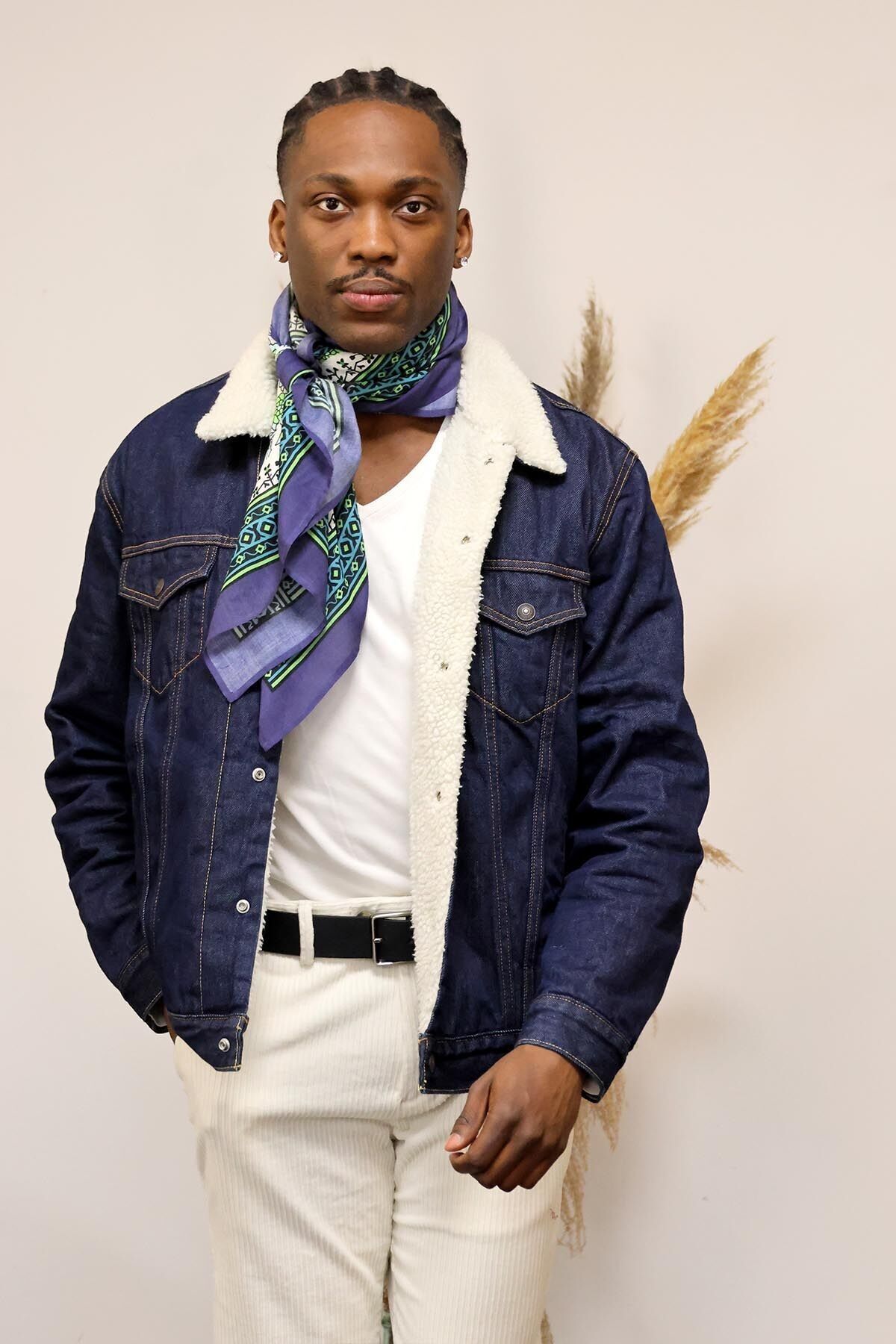 Bandana in modal blu navy