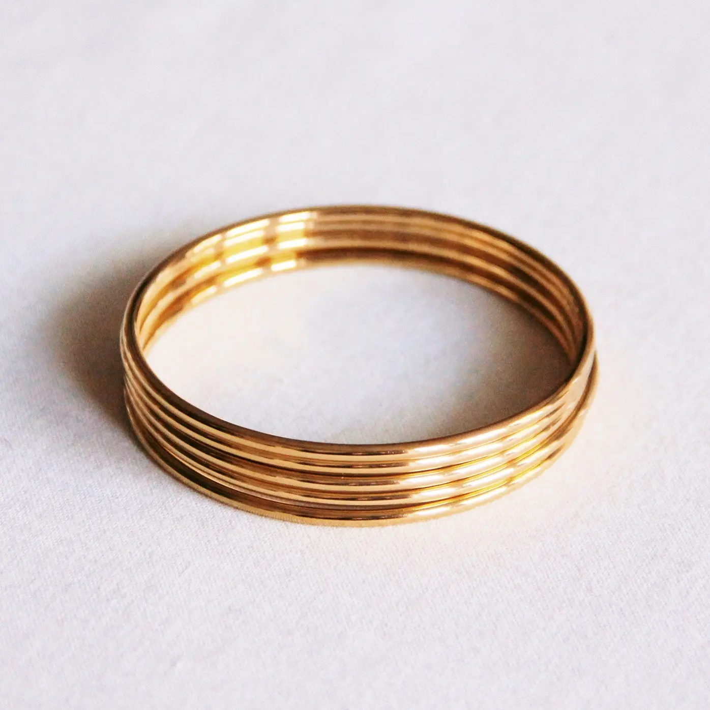 Lot De 5 Bracelets Femme D'occasion - Styles Variés, Métal Et Pierres, Longueur Ajustable