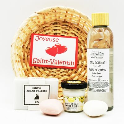 Cotton Flower Valentine's Day Box