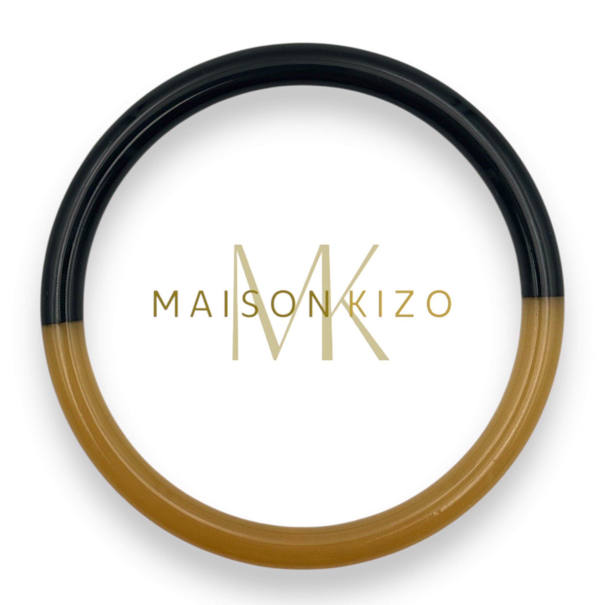 Bracciale in corno di bufalo nero C20