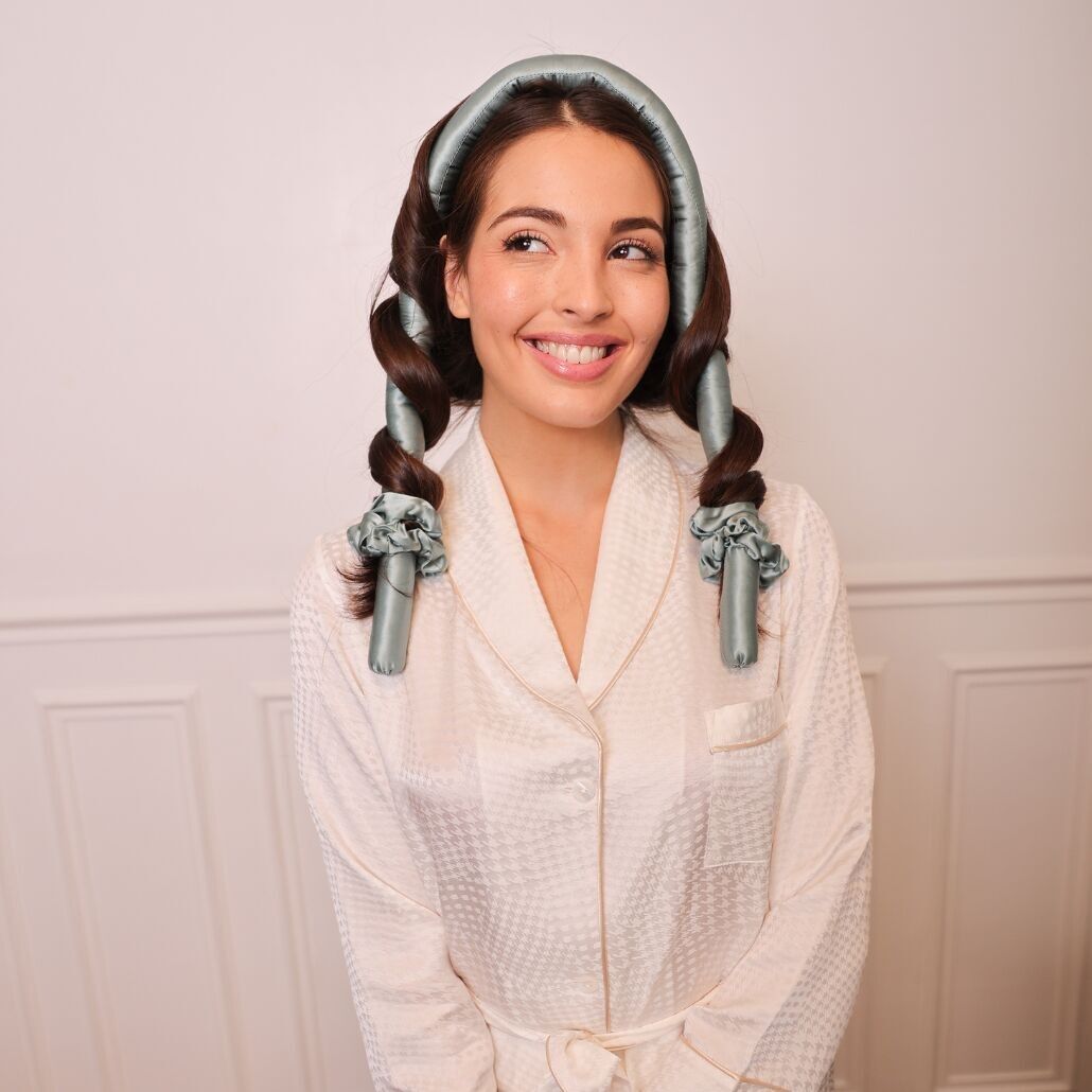 Set bigoudis sans chaleur en Soie – Boucles douces et naturelles sans effort