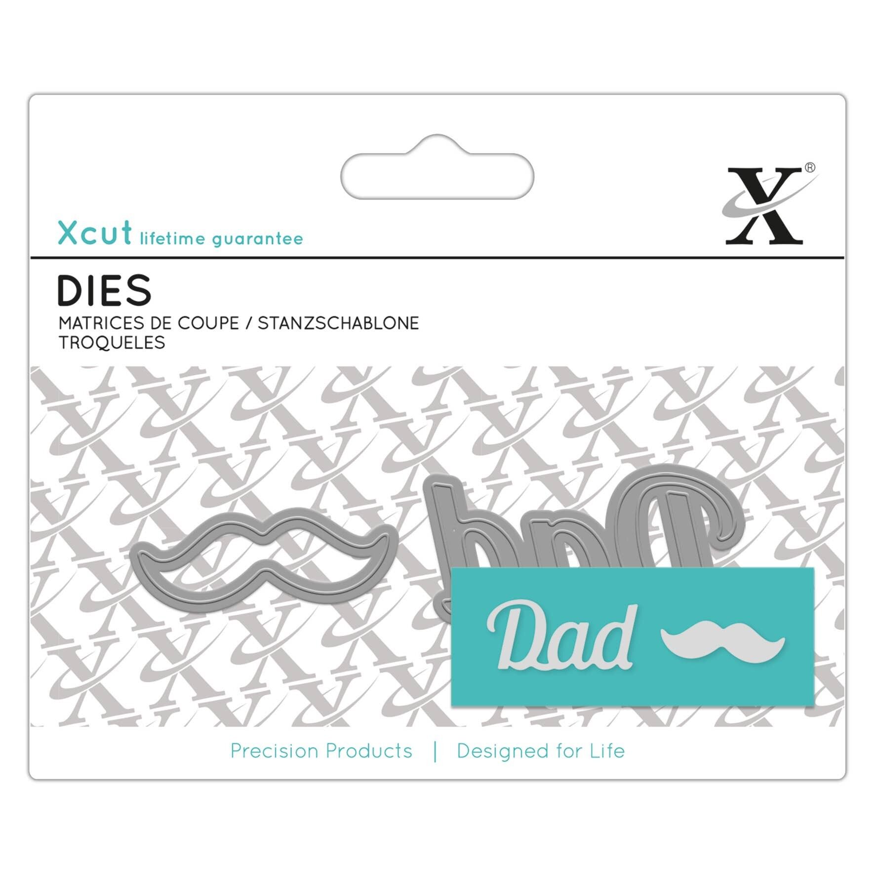 Matrice de découpe Xcut Mini Sentiment (2 pièces) - Papa