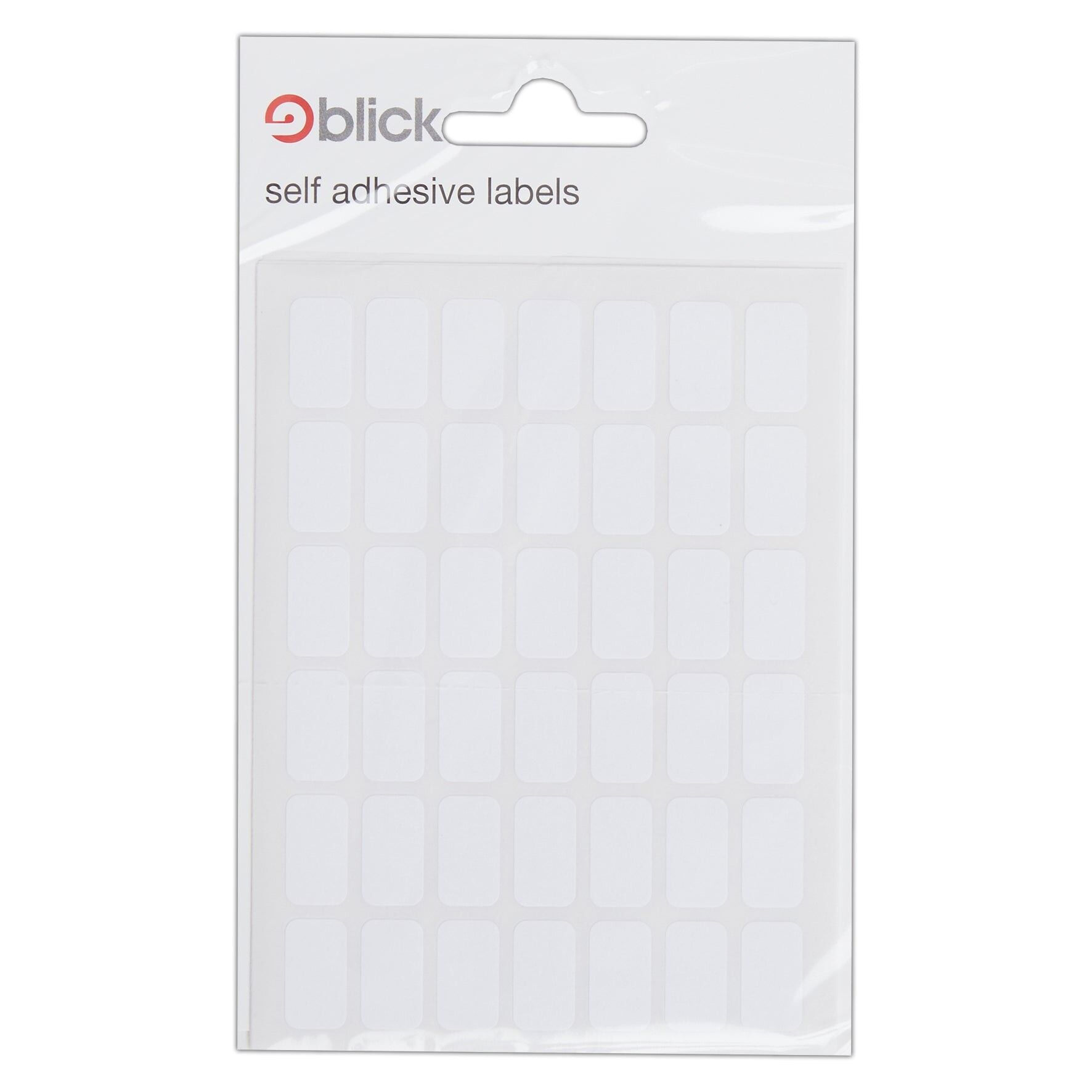 Blick Labels, White, Self Adhesive Stickers, Rectangular, 9mm x 13mm, 360 Labels, For Home, Office, Family, School, Letters, Address