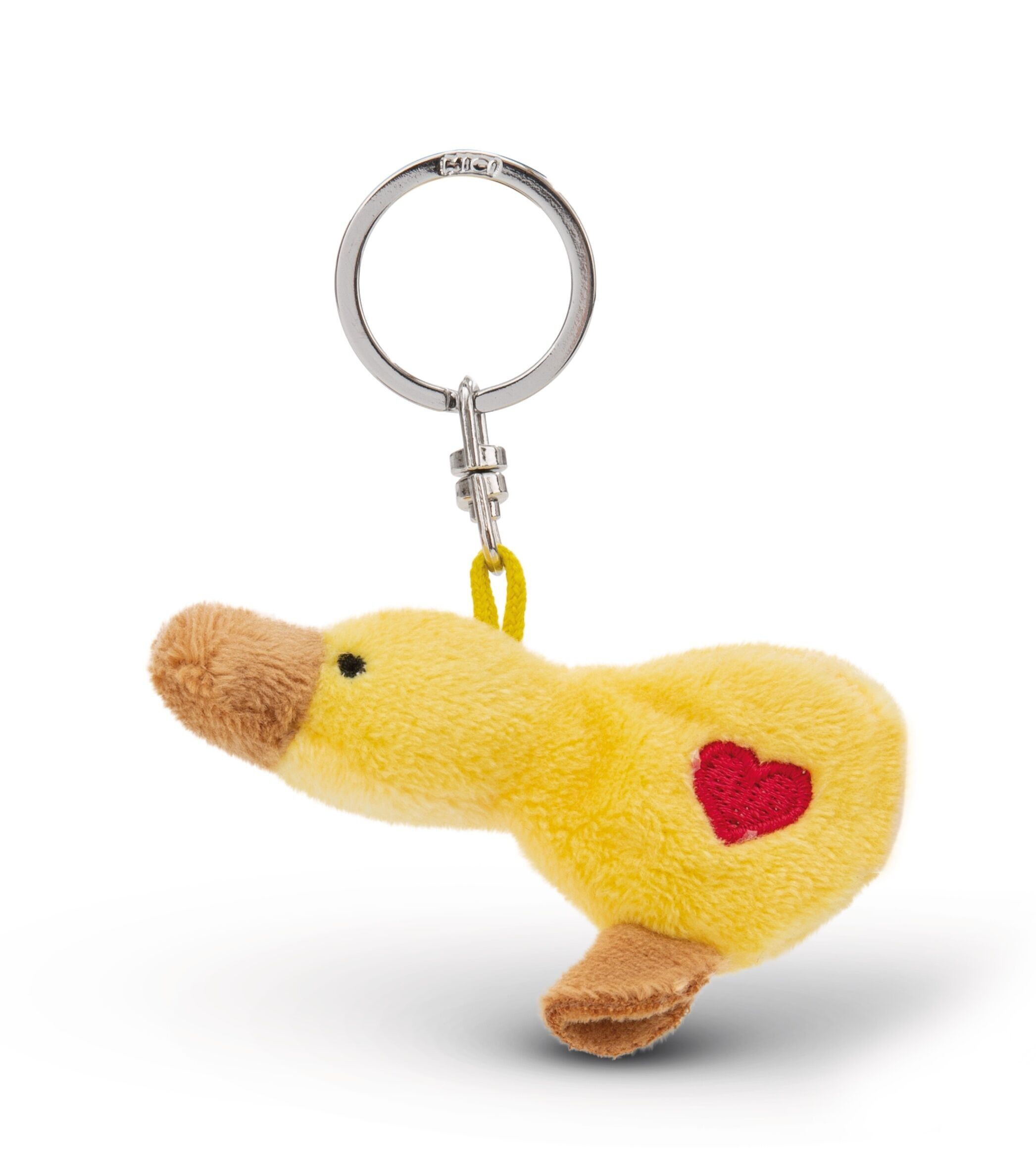 Buy wholesale Keyring Duck with Heart 5cm on Header Card