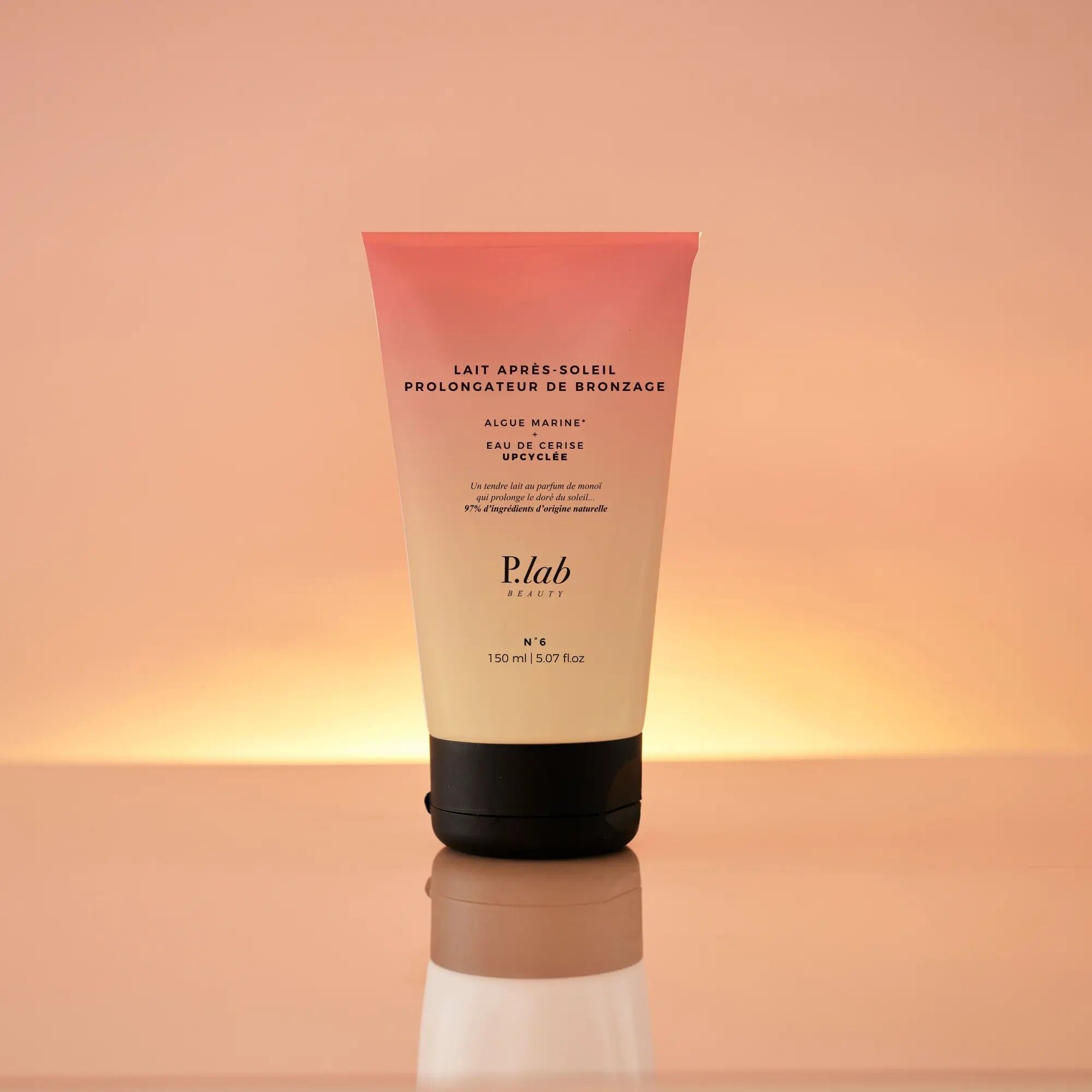 Latte doposole estensore di abbronzatura alle alghe marine + acqua di ciliegia riciclata