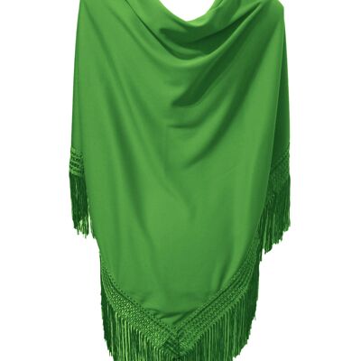 Mantoncillo grande y liso de flamenca · Verde Cesped (160 x 85cm) última unidad!