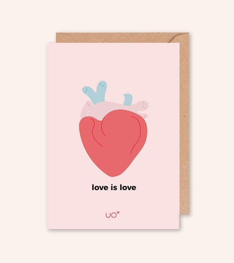 Postkarte „Liebe ist Liebe“