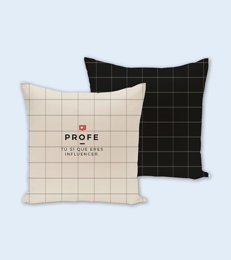 Kissenbezug „Professor“. „Influencer“