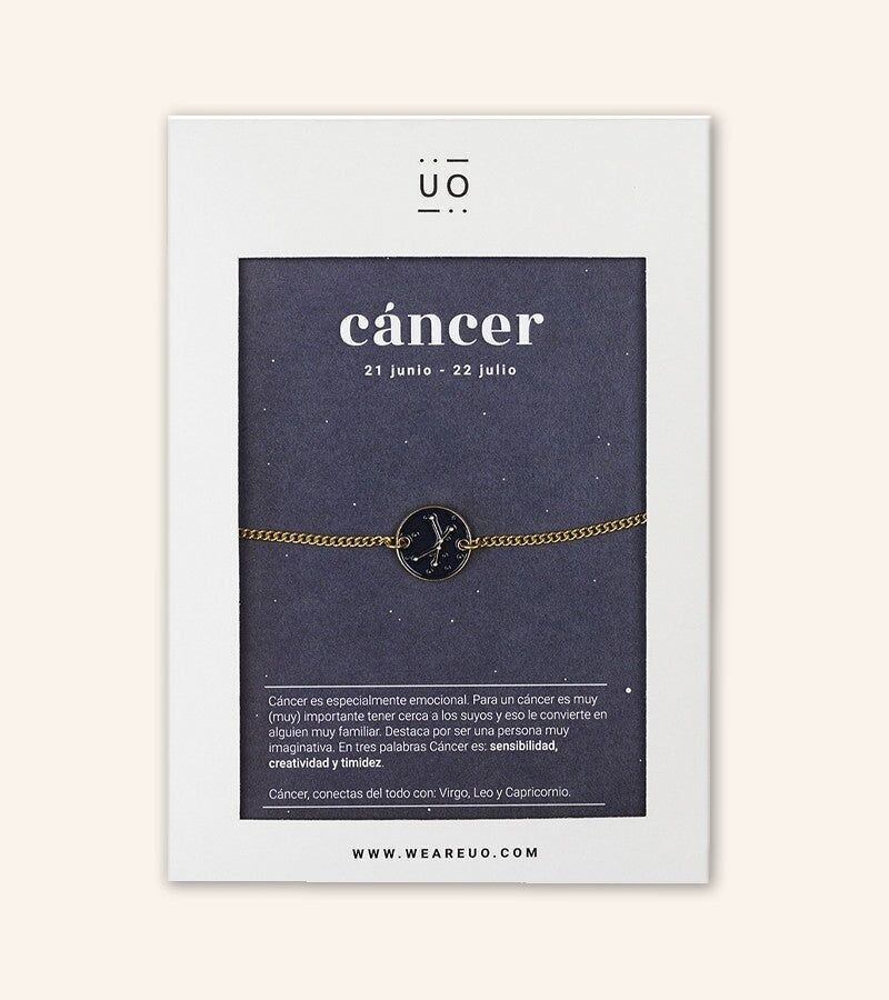 Bracciale con ciondoli "Cancro"