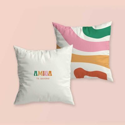 "Friend, I love you" cushion cover