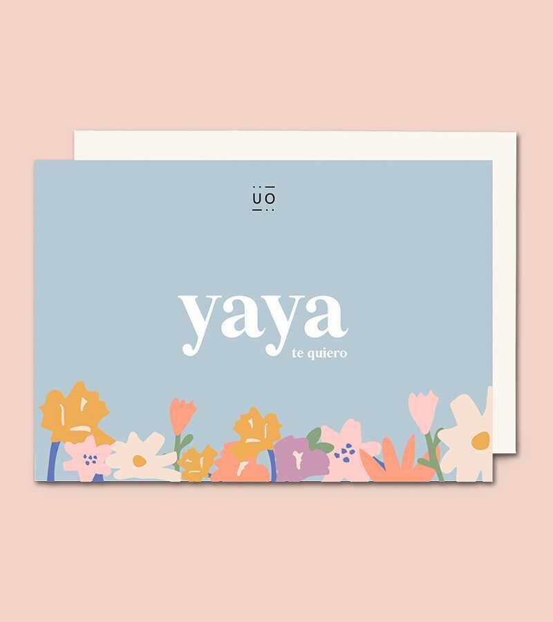 Cartolina "Yaya, ti amo"