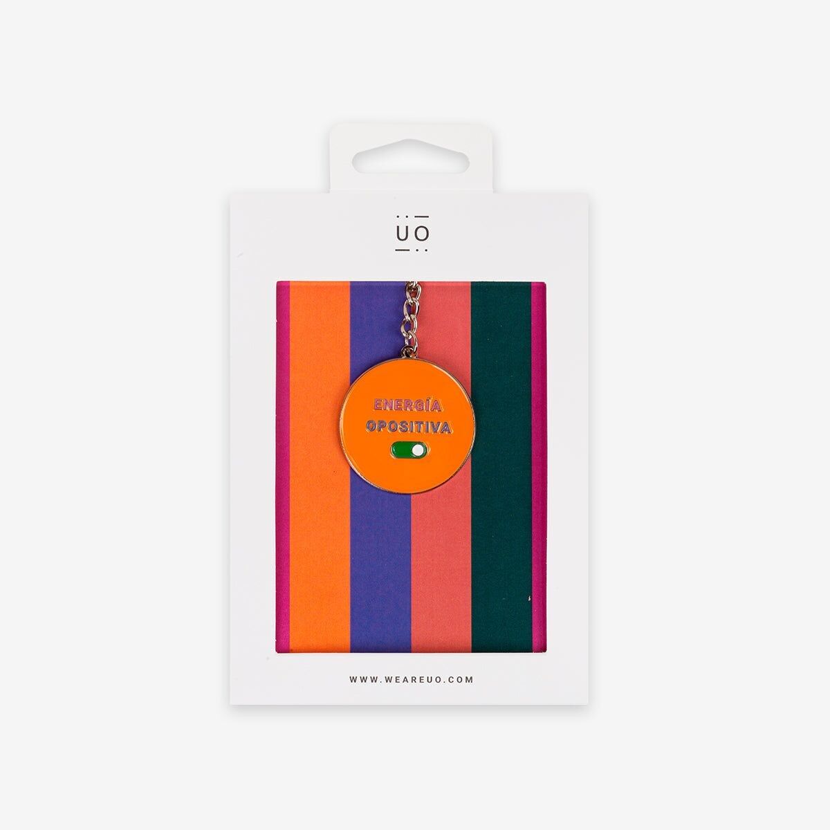 Portachiavi in ​​metallo "Energia Oppositiva"