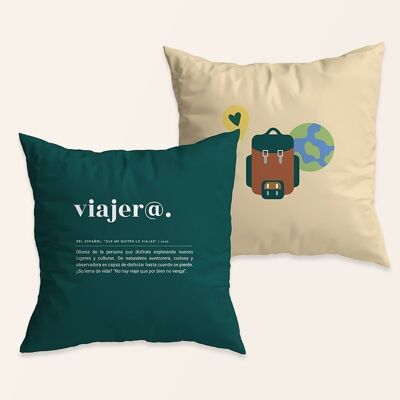 "Travel" cushion cover. Definition"