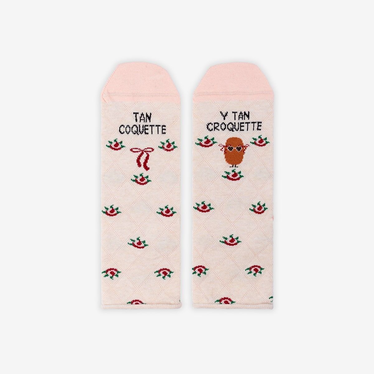 Chaussettes "Si coquette et si croquette"