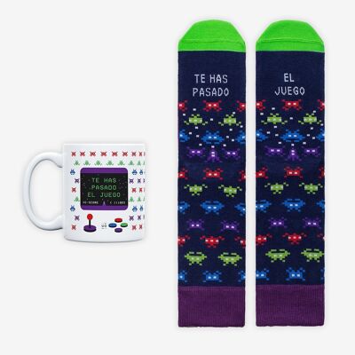 Kit Tazza + Calzini "Hai superato il gioco"