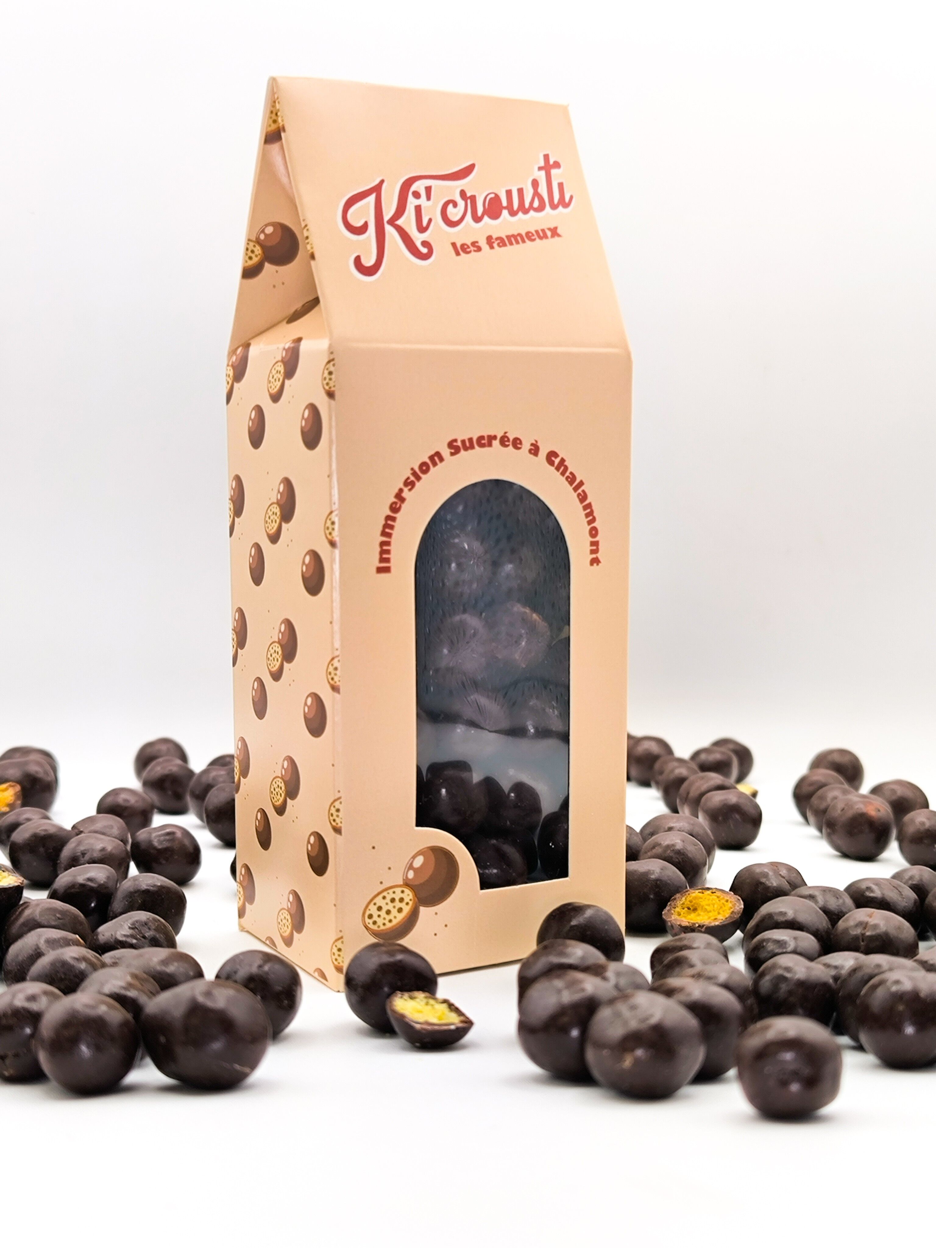 Ki Crousti noir - croccanti palline di cioccolato fondente