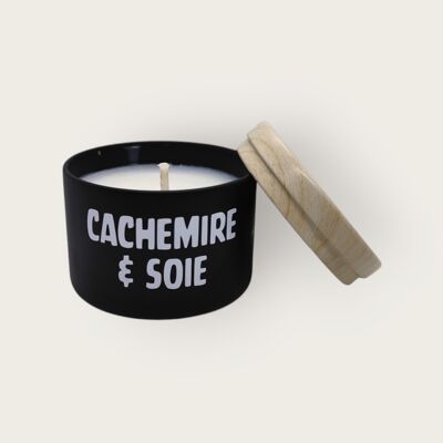 Bougie cire de soja Cachemire et soie 100ml
