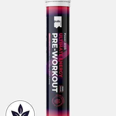 PRE-WORKOUT effervescent Framboise 20 comprimés