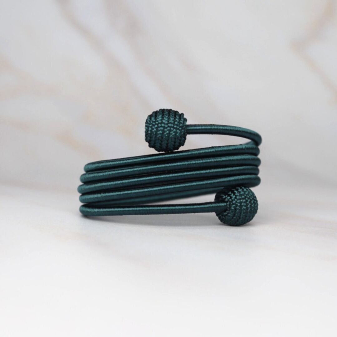 Bracciale marocchino Halazouni verde pavone