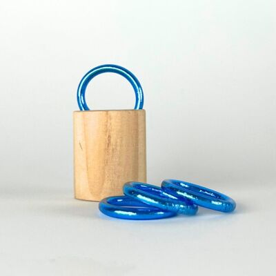 Sapphire Blue Buddhist Ring