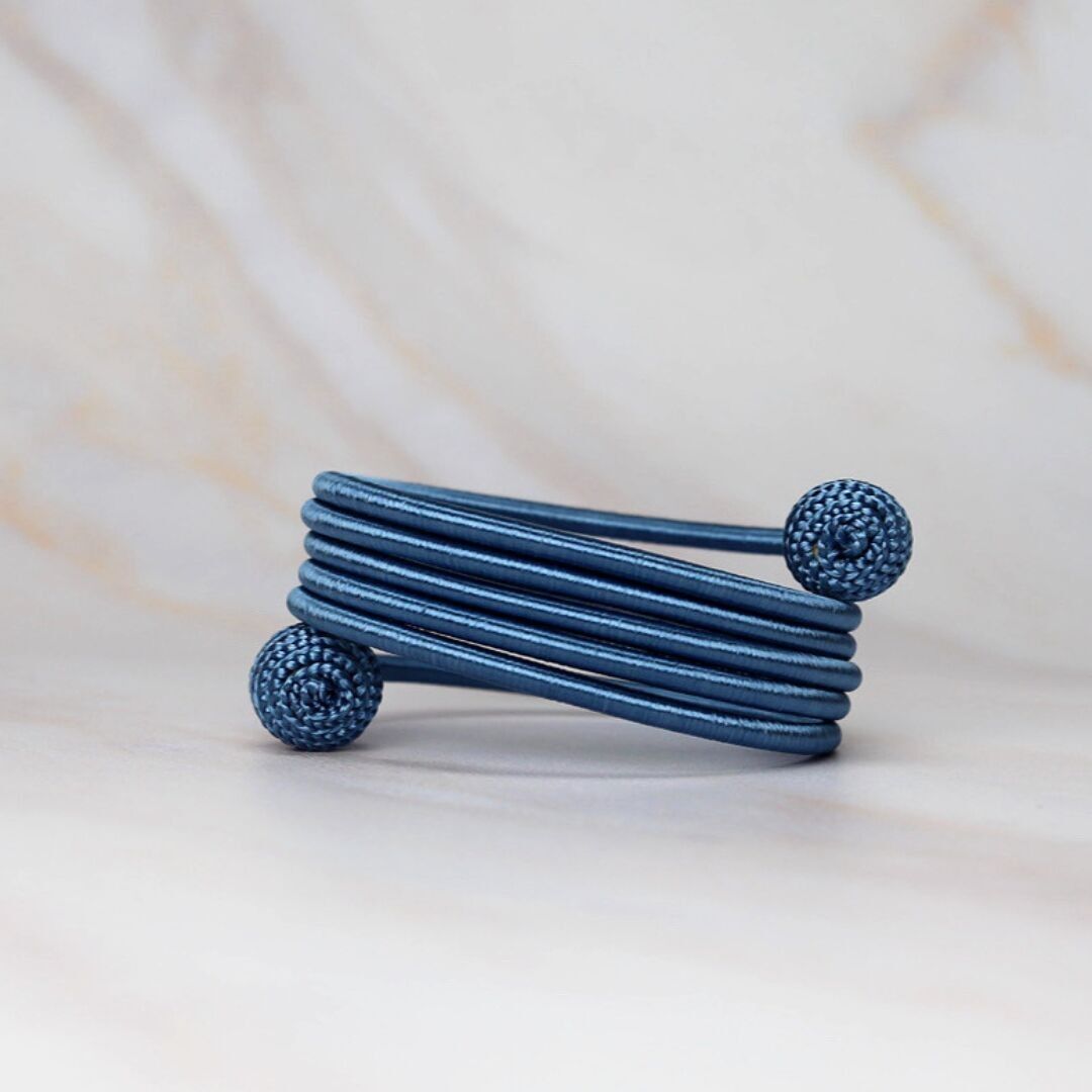 Bracciale marocchino Halazouni Blue Jeans