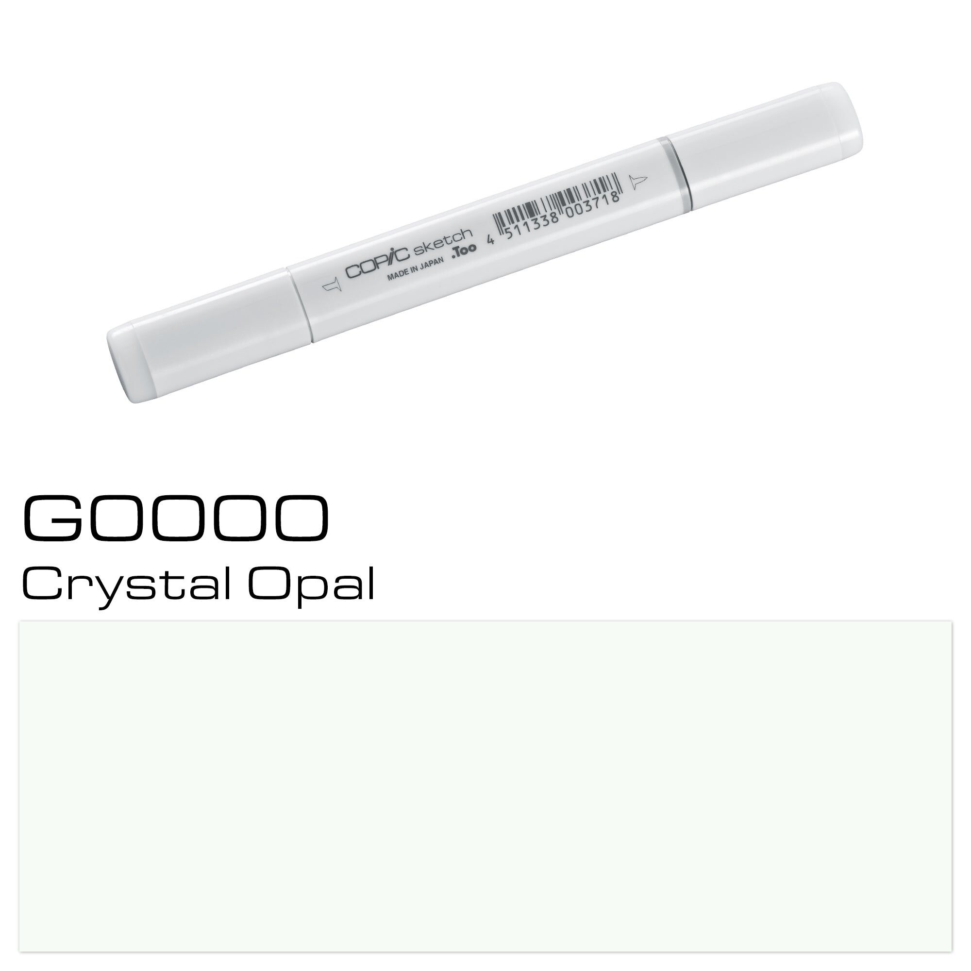 Rotulador de color COPIC Sketch (G-0000) Crystal Opal, para arte y manualidades, colorear, gráficos, resaltador, diseño, anime, profesionales y principiantes, material de arte y libros para colorear