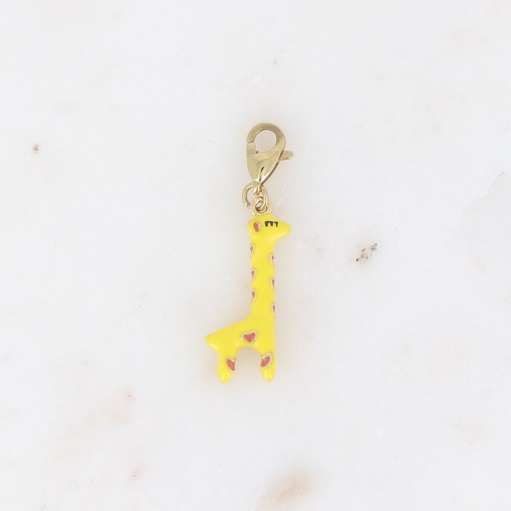 Charm - Emaille-Giraffe