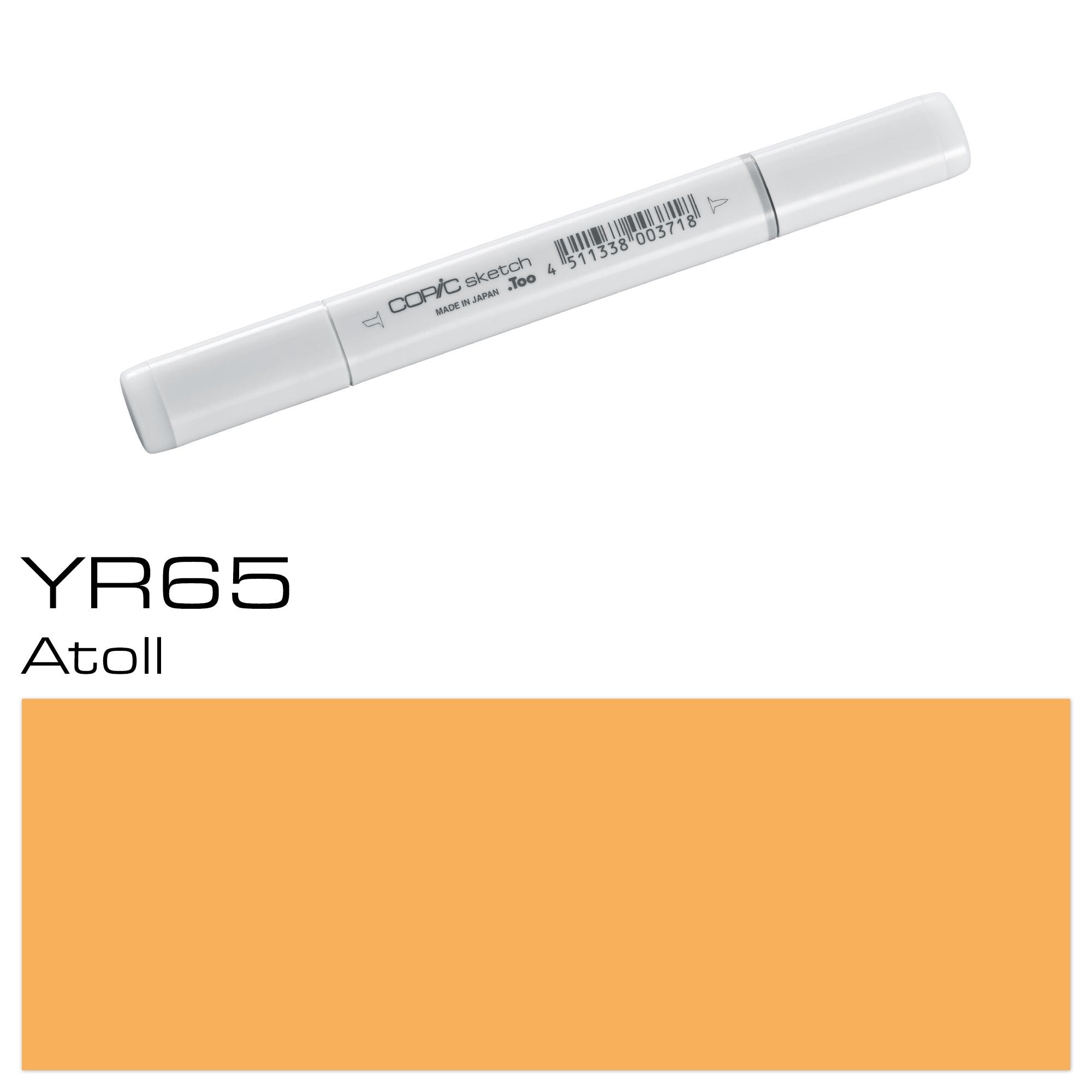COPIC Sketch Coloured Marker Pen - (YR-65) Atoll, For Art & Crafts, Colouring, Graphics, Highlighter, Design, Anime, Professional & Beginners, Art Supplies & Colouring Books