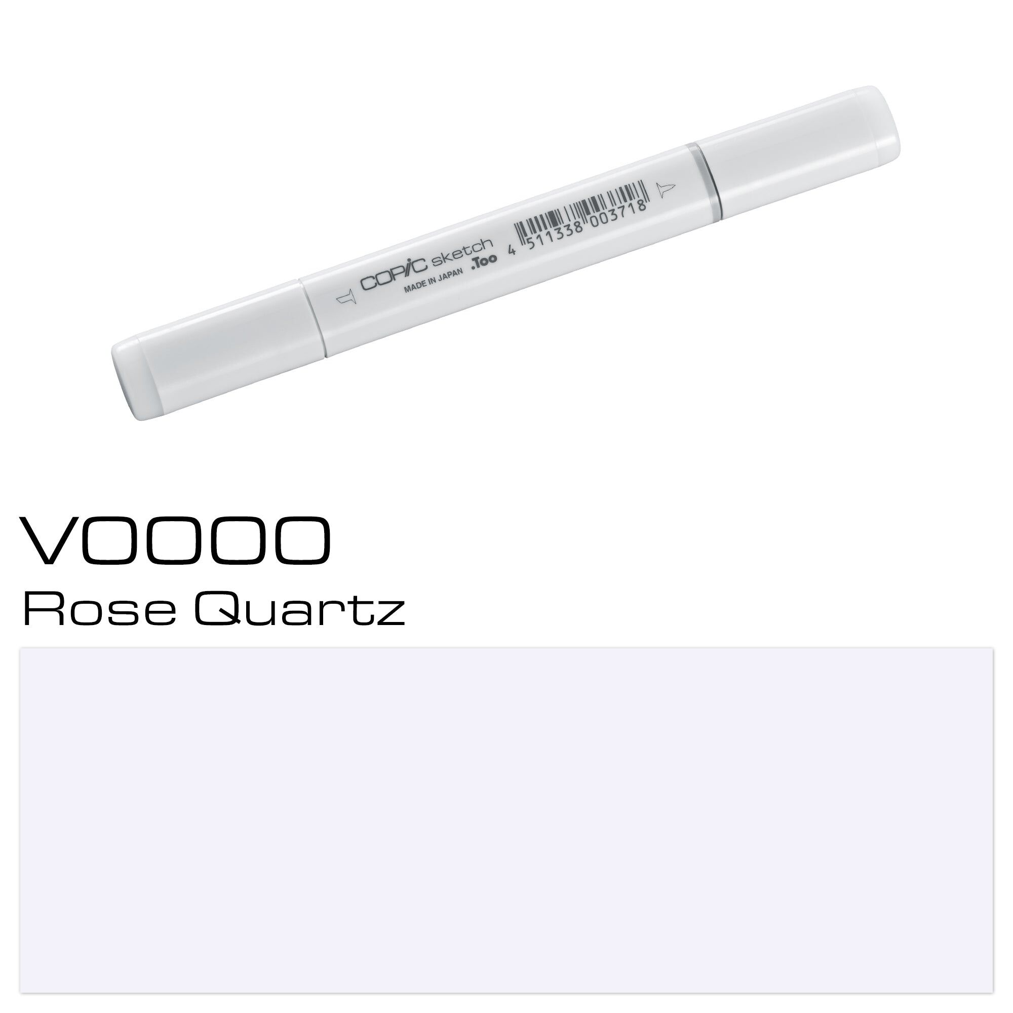 Marqueur de couleur COPIC Sketch - (V-0000) Quartz rose, pour l'art et l'artisanat, le coloriage, les graphiques, le surligneur, le design, l'anime, les professionnels et les débutants, les fournitures d'art et les livres de coloriage